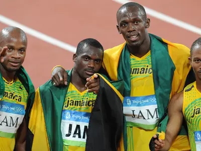 Usain Bolt Team Mate AFP