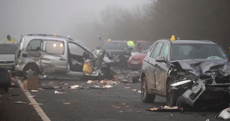 2 Killed, 36 Injured As 30 Vehicles Pile-Up In Fog Induced Accident ...