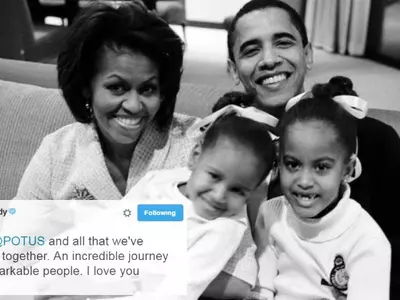 Michelle Had The Most Adorable Picture To Share After Barack Obama Delivered His Final Speech