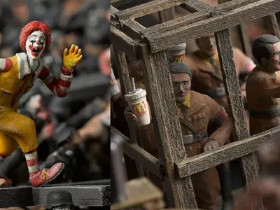 11 Images From Hell That Capture A World Where McDonalds Is Run By The Nazis!