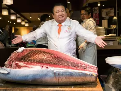This Man Loves His Fish So Much, He Spent Rs. 4,29,69,806 To Buy One Massive Tuna At An Auction