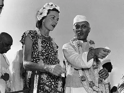Jawaharlal Nehru and Edwina Mountbatten