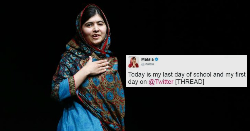 Malala Yousafzai Celebrates Last Day Of School By Joining Twitter, Gets ...