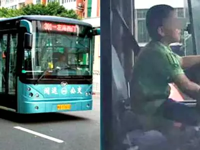 12-Year-Old Boy Steals Bus In China And Takes It For A 40-Minute Joyride!