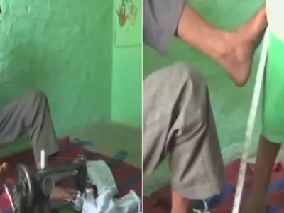 Tailor with disabilities