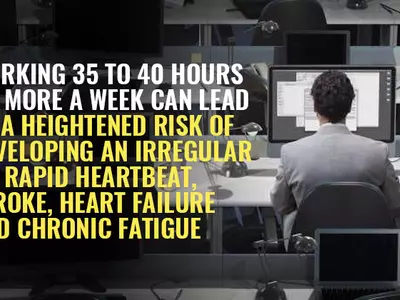 Working long hours can lead to heart disease