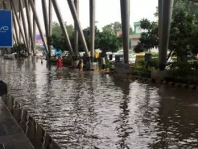 Ahmedabad airport flood July 2017