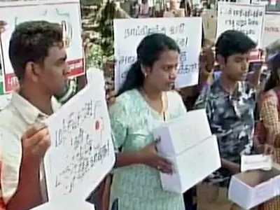 Tamil Nadu students send sanitary napkins to Modi and Jaitley
