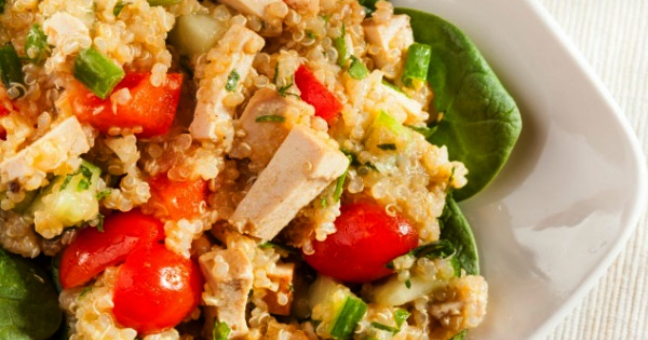 A QuinoaCottage Cheese Salad Recipe That's Ideal For Weight Loss