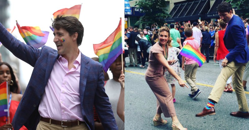 Justin Trudeau Was At His Playful Best At Toronto Pride Parade And