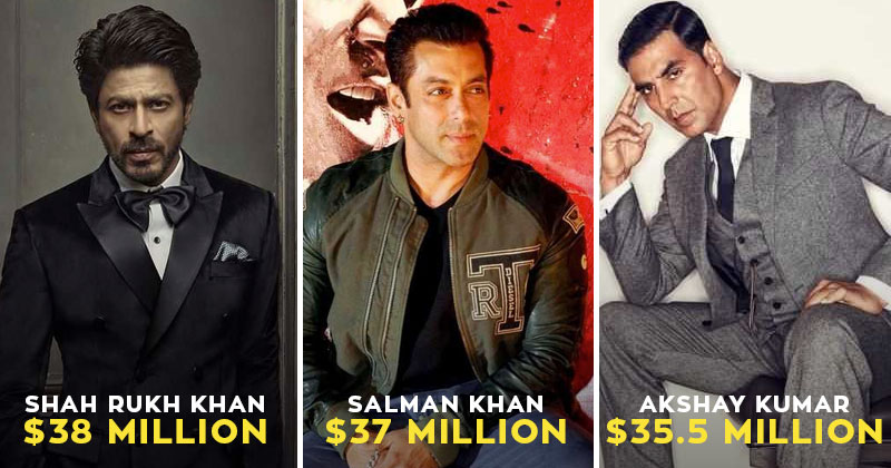 SRK, Salman And Akshay Kumar Among Forbes’ 100 Highest Paid Global ...