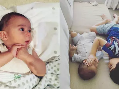 Mother Shares Moving Photo Of Her Son Cuddling With His 4-Month-Old Brother Dying Of Cancer