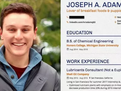 guy who made a dating resume
