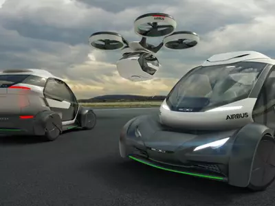 Airbus Reveals Its Flying Drone Car Concept At Geneva Motor Show And It’s Amazing