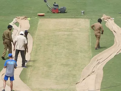 Pitch For Bengaluru Test BCCL