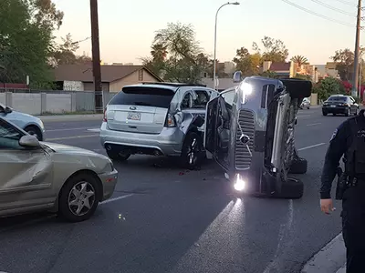 Uber autonomous car accident arizona