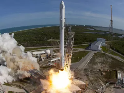 SpaceX Launches Satellite