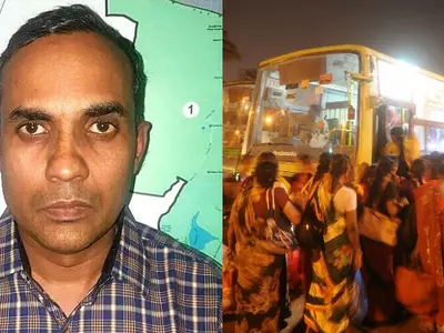 man who allegedly groped a woman in a crowded BMTC