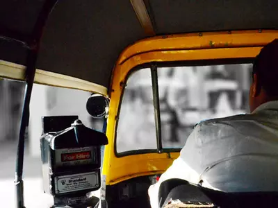 Rajveer Upadhyay autorickshaw driver