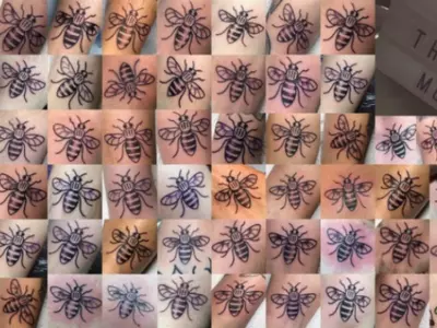 manchester bee tattoos