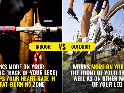 Indoor vs outdoor cycling