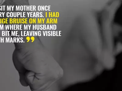This woman shared harrowing details about abuse by her ex-husband