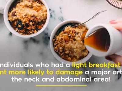 Skipping breakfast can lead to heart disease
