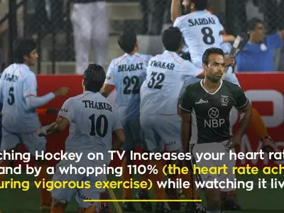 Watching hockey increases your heart rate more than any other sport