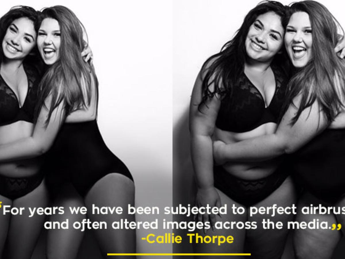 Two Plus-Size Models Reveal How Photoshop Can Dramatically