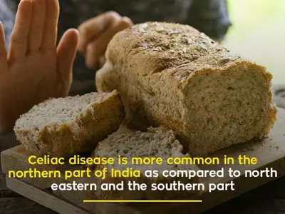 Celiac disease in India affects 6-8 million people