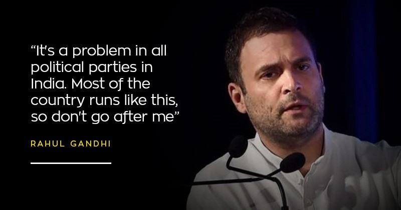 Rahul Gandhi Says Dynasty Works In Indian Politics, Sparks Row As BJP ...