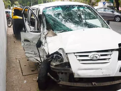 Bengaluru Cars Crash