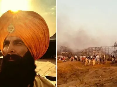 A still of Akshay Kumar from his film Kesari, which is based on the Battle of Saragarhi.