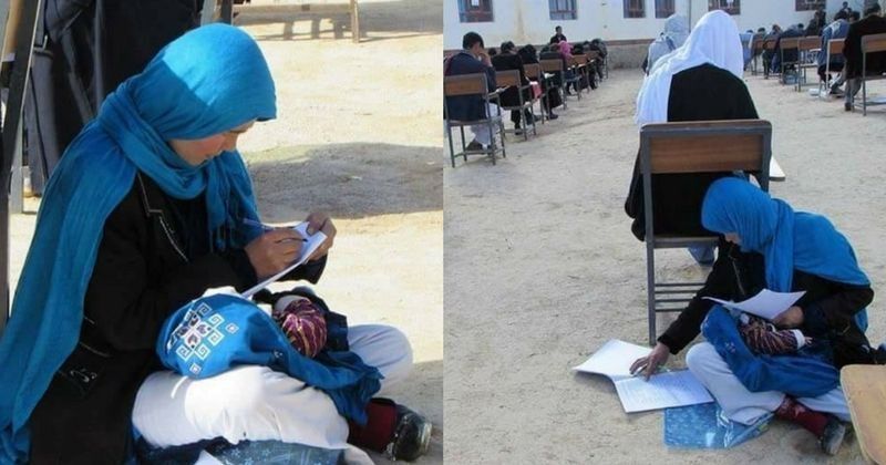 Remember The Afghan Woman Nursing Her Baby While Taking An Exam? Well