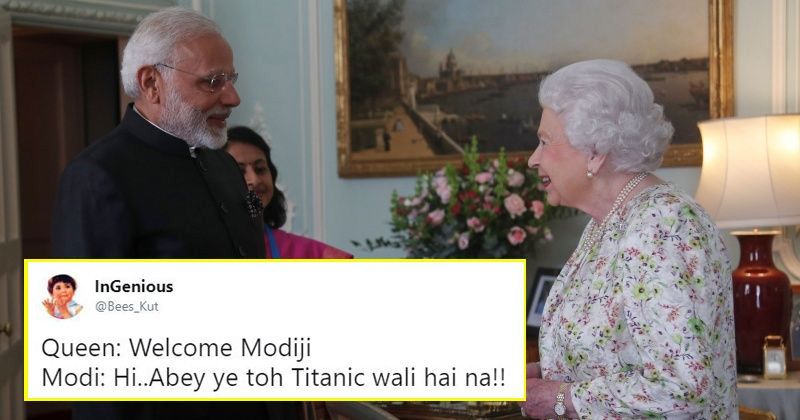 Modi Queen Elizabeth Memes