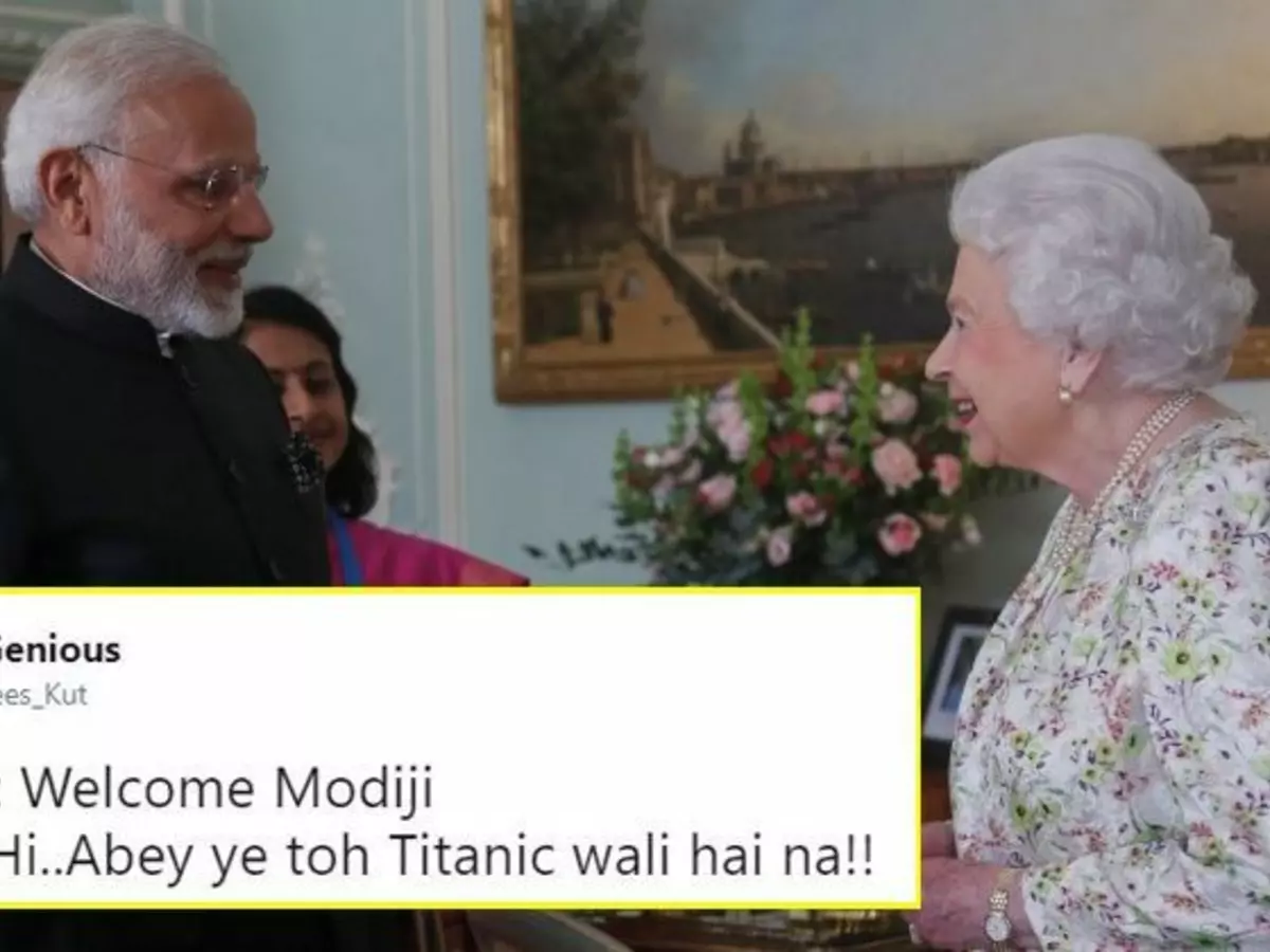 Modi Queen Elizabeth Memes