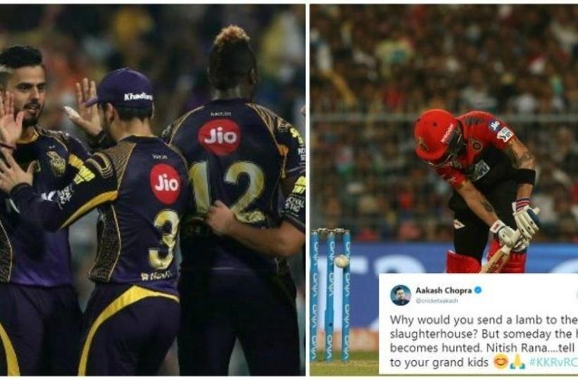 Nitish Rana Dismissing AB de Villiers And Virat Kohli In Consecutive Balls  Is Creating A Huge Buzz On The Internet