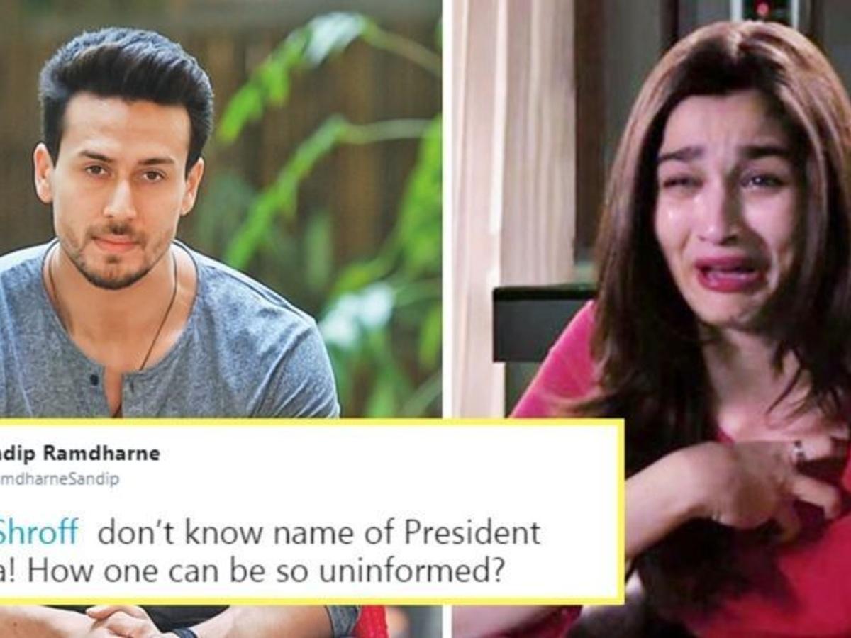 Student Of The Year' Tiger Shroff Has An Alia Bhatt Moment, Fails To Name  The President Of India