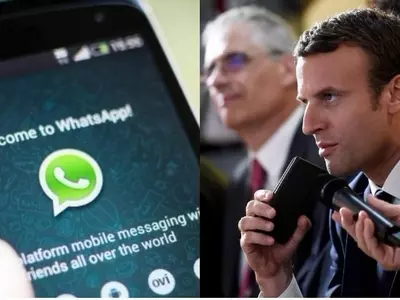 WhatsApp Emmanuel Macron