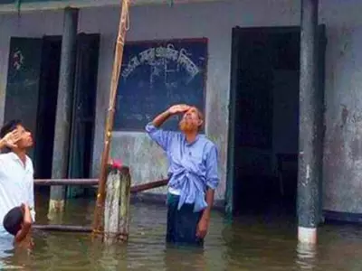 Boy Who Saluted National Flag Half Submerged In Water Fails To Find Place In NRC