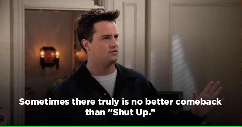 Can You Be Anymore Thankful? 11 Lessons Only Chandler Bing From 