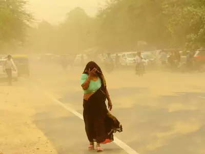 Dust storm, Delhi air quality, particulate matter, Oman, Central Pollution Control Board