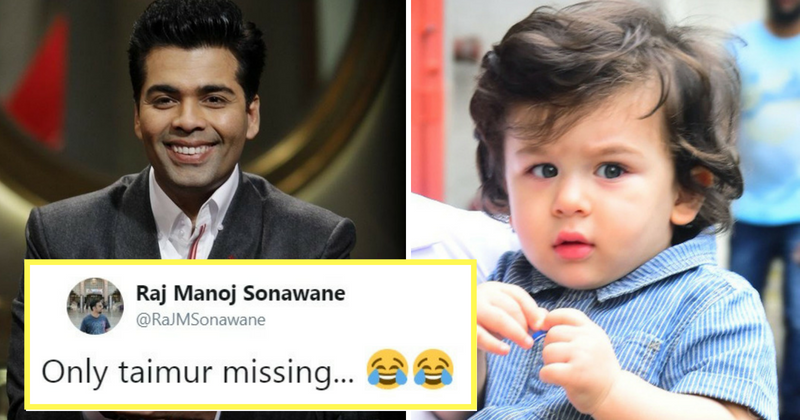 Flag Bearer Of Nepotism Karan Johar Unveils Cast Of Takht Fans Wonder Why Taimur Is Missing Karan johar defended himself as according to him the queen star does not know what nepotism means. of nepotism karan johar unveils cast