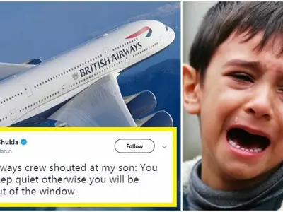 India, Indian, British Airways, People, Passengers, Baby, Kids, Children