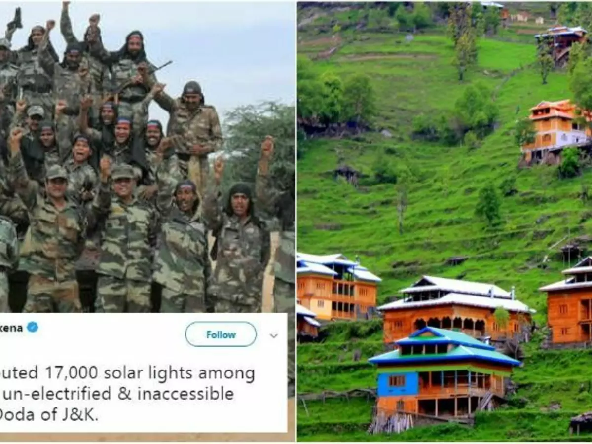 Jammu and kashmir Solar light