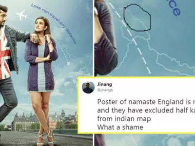 Namaste England’s Poster Courts Controversy After It Cuts Out A Portion Of India From The Map