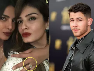 Priyanka Chopra Flaunts Her Huge Ring While Nick Jonas & Family Heads To India For Engagement Party