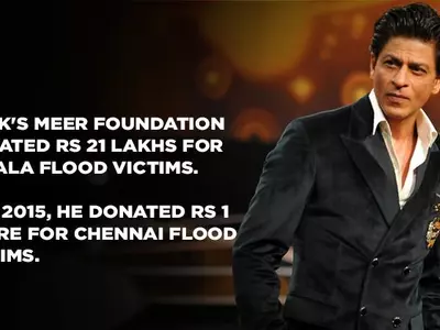 Shah rukh Khan is a hero in real life too, and his charities are a proof of the same.