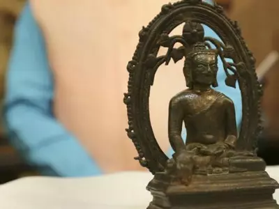 UK Returns Buddha Statue Stolen 57 Years Ago To India On Independence Day
