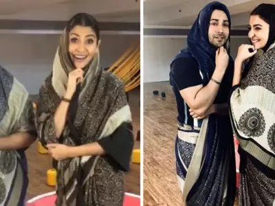 Who wore it better, asks Varun Dhawan On His 'Saree' Pic With Anushka Sharma & We Can't Decide